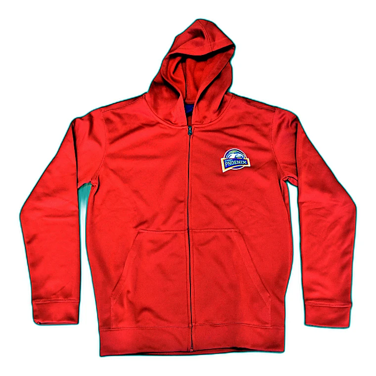 Red Zip Hoodie