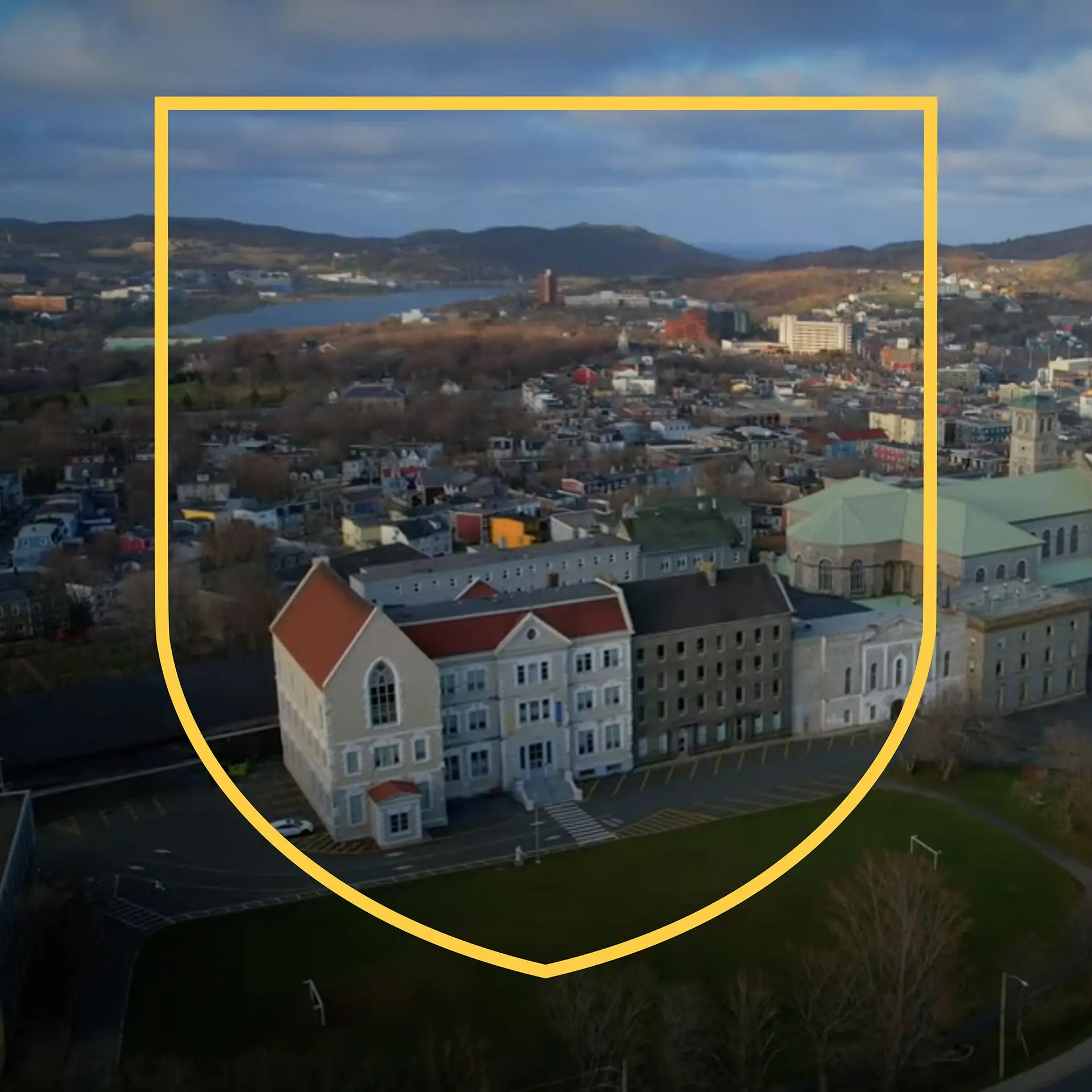 The Hill at golden hour — St. Bonaventure's College campus